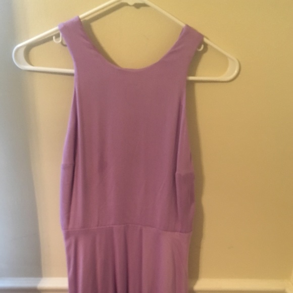 Silence and noise lavender backless skater dress - Picture 5 of 6